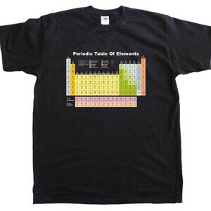 Periodic Table of Elements T-Shirt | Chemistry Science Tee | Geek Nerd Shirt